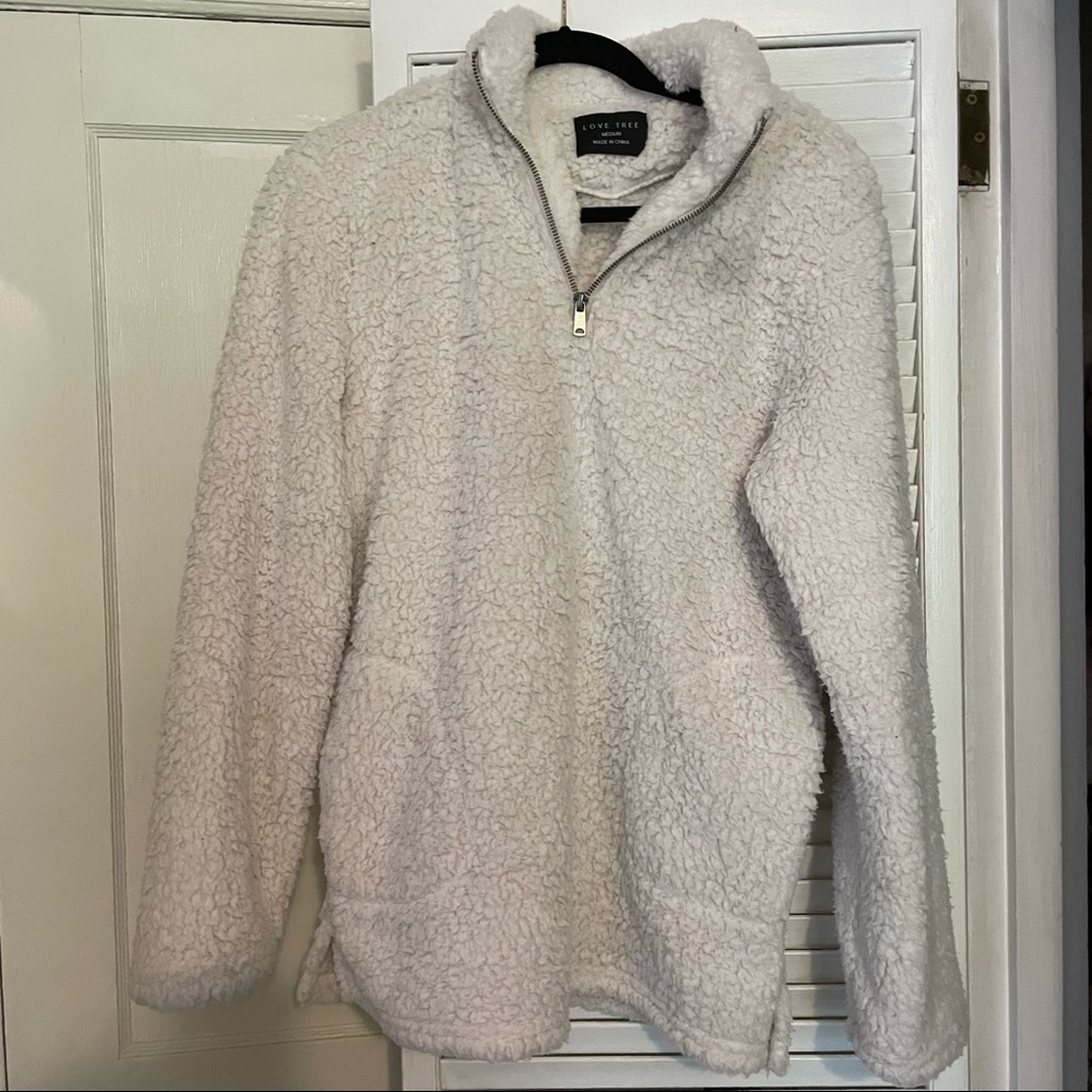 Super soft fuzzy pullover